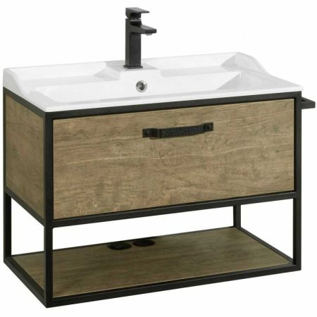 Тумба-умывальник ЛОФТ ФАБРИК 80 1A242401LTDY0 Дуб кантри с раковиной Фабиа 80 1A708031FB010