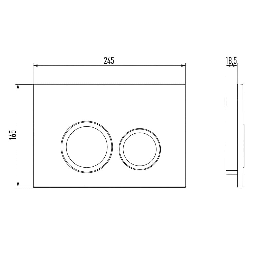 Комплект подвесного унитаза с сиденьем, инсталляцией и двойной клавишей смыва (хром) Jacob Delafon Rodin+ E39933-CP