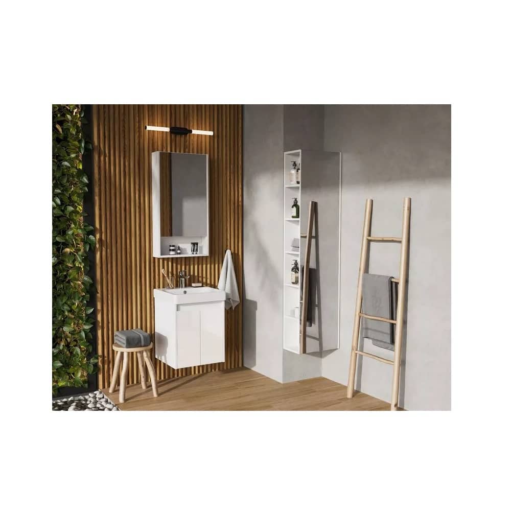 Тумба-умывальник AQUATON Сканди Doors 45 1A278701SD010 белый глянец/белый матовый с раковиной Адриана 45 (1A2787K0SD010) Тумба-умывальник AQUATON Сканди Doors 45 1A278701SD010 белый глянец/белый матовый с раковиной Адриана 45 (1A2787K0SD010)