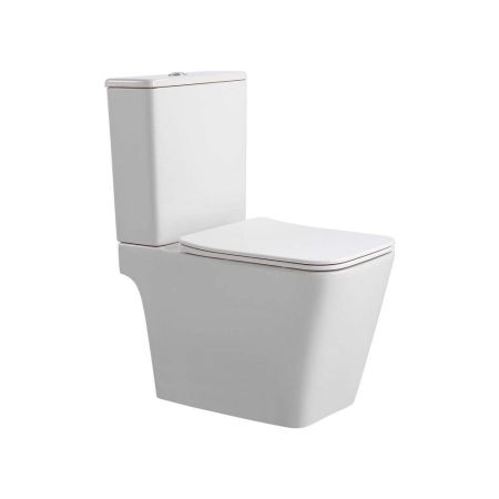 Унитаз-компакт напольный безободковый Aquatek Либра New AQ1263NT-00, сиденье микролифт, смыв торнадо