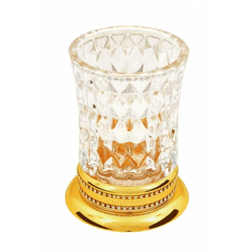 IMPERIALE Настольный стакан для зубных щеток 10412 золото