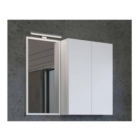 Лозанна 60 Шкаф подвесной 580*800*180 мм белый глянец