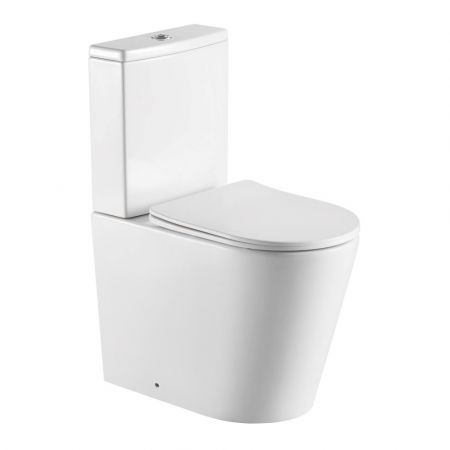 Унитаз напольный безободковый AQUATEK AQ1273S-00 Оберон с бачком и сиденьем микролифт