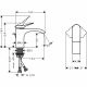 Смеситель для раковины Hansgrohe Vivenis 80 со сливным гарнитуром 75010700, матовый белый