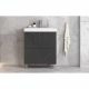 Напольная тумба 80 см Velvex EDGE tnEDG.80.2Y-231 графит с белой раковиной 9696-80*** Напольная тумба 80 см Velvex EDGE tnEDG.80.2Y-231 графит с белой раковиной 9696-80***