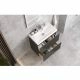 Напольная тумба 80 см Velvex EDGE tnEDG.80.2Y-231 графит с белой раковиной 9696-80*** Напольная тумба 80 см Velvex EDGE tnEDG.80.2Y-231 графит с белой раковиной 9696-80***