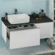 Милан 120 Тумба-умывальник подвесная 55х120х52 см Белая с раковиной Comforty T-Y9378 Милан 120 Тумба-умывальник подвесная 55х120х52 см Белая с раковиной Comforty T-Y9378