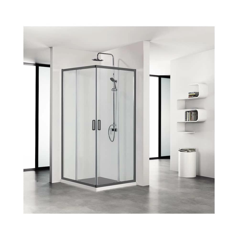 Душевой уголок Aquatek AQ ARI KV 09020BL 90x90x200 квадратный, раздвиж. двери, профиль черный Душевой уголок Aquatek AQ ARI KV 09020BL 90x90x200 квадратный, раздвиж. двери, профиль черный