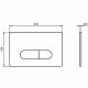 Кнопка смыва Ideal Standard R0117AA OLEAS M1 SmartFlush, двойной смыв, хром Кнопка смыва Ideal Standard R0117AA OLEAS M1 SmartFlush, двойной смыв, хром