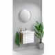 Тумба подвесная Smart 60 T6/DB SRT0106DB + умывальник  MODUO 60 SLIM UM-MOD60SL/1 (дуб балтийский)