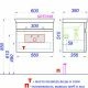 Тумба подвесная Smart 60 T6/DB SRT0106DB + умывальник  MODUO 60 SLIM UM-MOD60SL/1 (дуб балтийский)