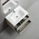 Тумба подвесная 69 см Sancos Snob T Beige Soft SNT70CE бежевый + раковина накладная Element CN7007