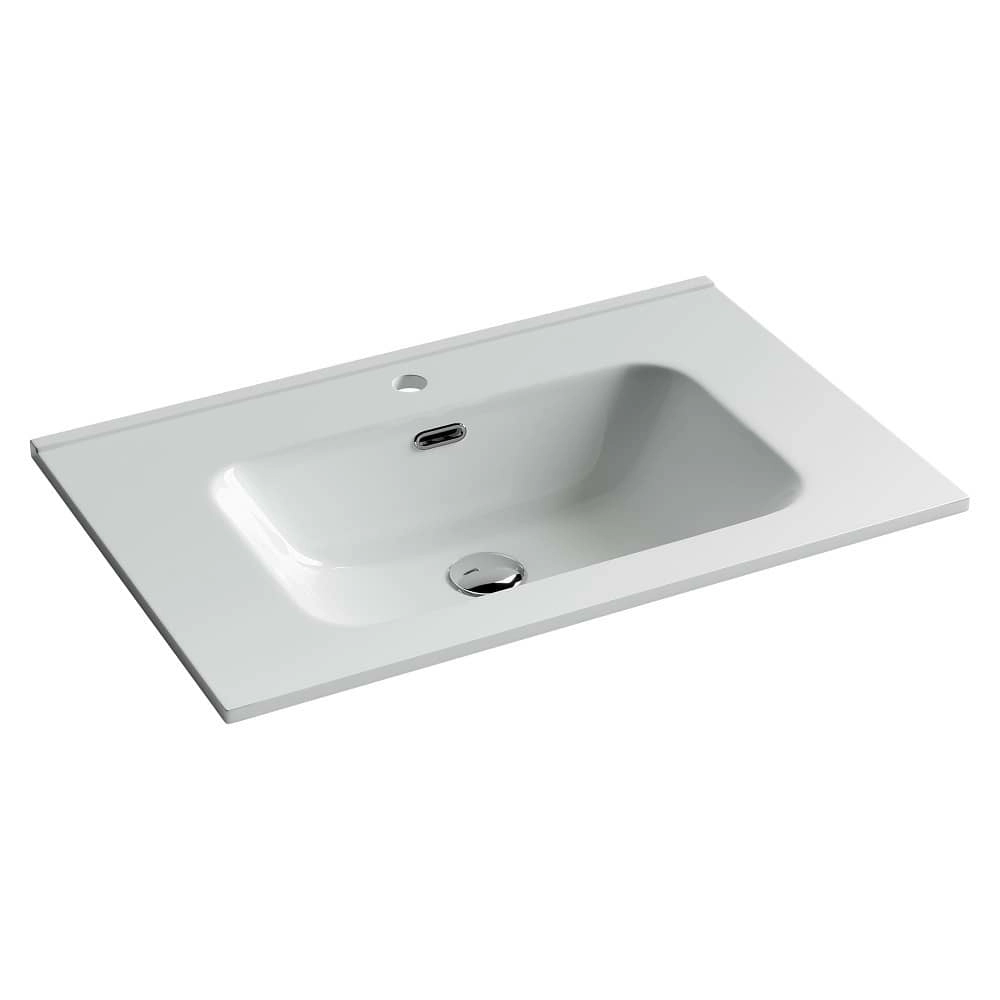 Тумба подвесная 69 см Sancos Snob T Beige Soft SNT70CE бежевый + раковина накладная Element CN7007