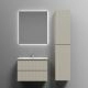 Тумба подвесная 69 см Sancos Snob T Beige Soft SNT70CE бежевый + раковина накладная Element CN7007