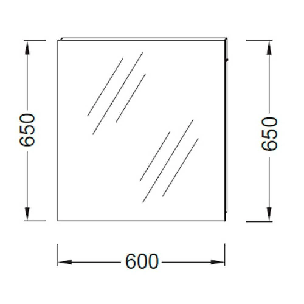 Зеркало JD OLA 60 см EB1080-RU