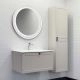 Тумба-умывальник Comforty Ереван 80 серый шёлк с раковиной Comforty 80E Тумба-умывальник Comforty Ереван 80 серый шёлк с раковиной Comforty 80E
