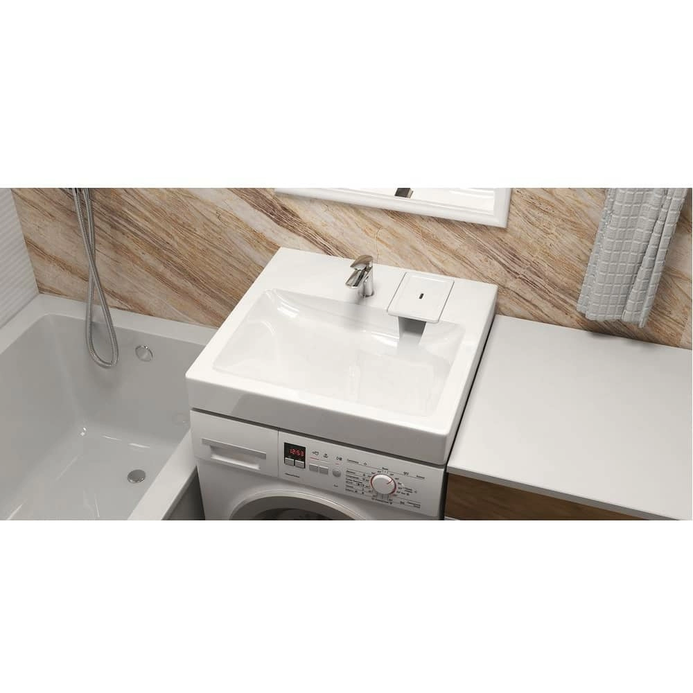 Раковина над стиральной машиной Marrbaxx Монако V51 600х583х90 мм белая