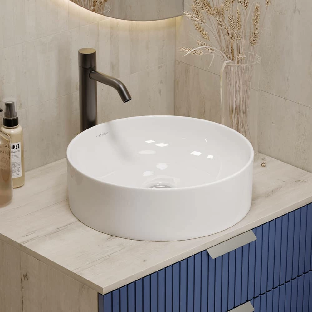Раковина накладная Sanita Luxe Best Slim BST40SLWB01S белая (WB.CT/Best/40-N.Slim/WHT.G/S1) Раковина накладная Sanita Luxe Best Slim BST40SLWB01S белая (WB.CT/Best/40-N.Slim/WHT.G/S1)