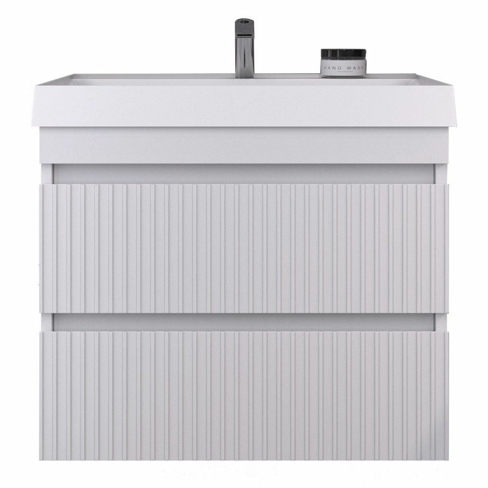 Тумба подвесная GardaHome Scanno 60 SC-T60-W белая с ящиками и фрезеровкой с раковиной Дакота Тумба подвесная GardaHome Scanno 60 SC-T60-W белая с ящиками и фрезеровкой с раковиной Дакота