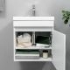 Тумба подвесная GardaHome Fresco 50 Fr-T50FrW белая с раковиной Тумба подвесная GardaHome Fresco 50 Fr-T50FrW белая с раковиной