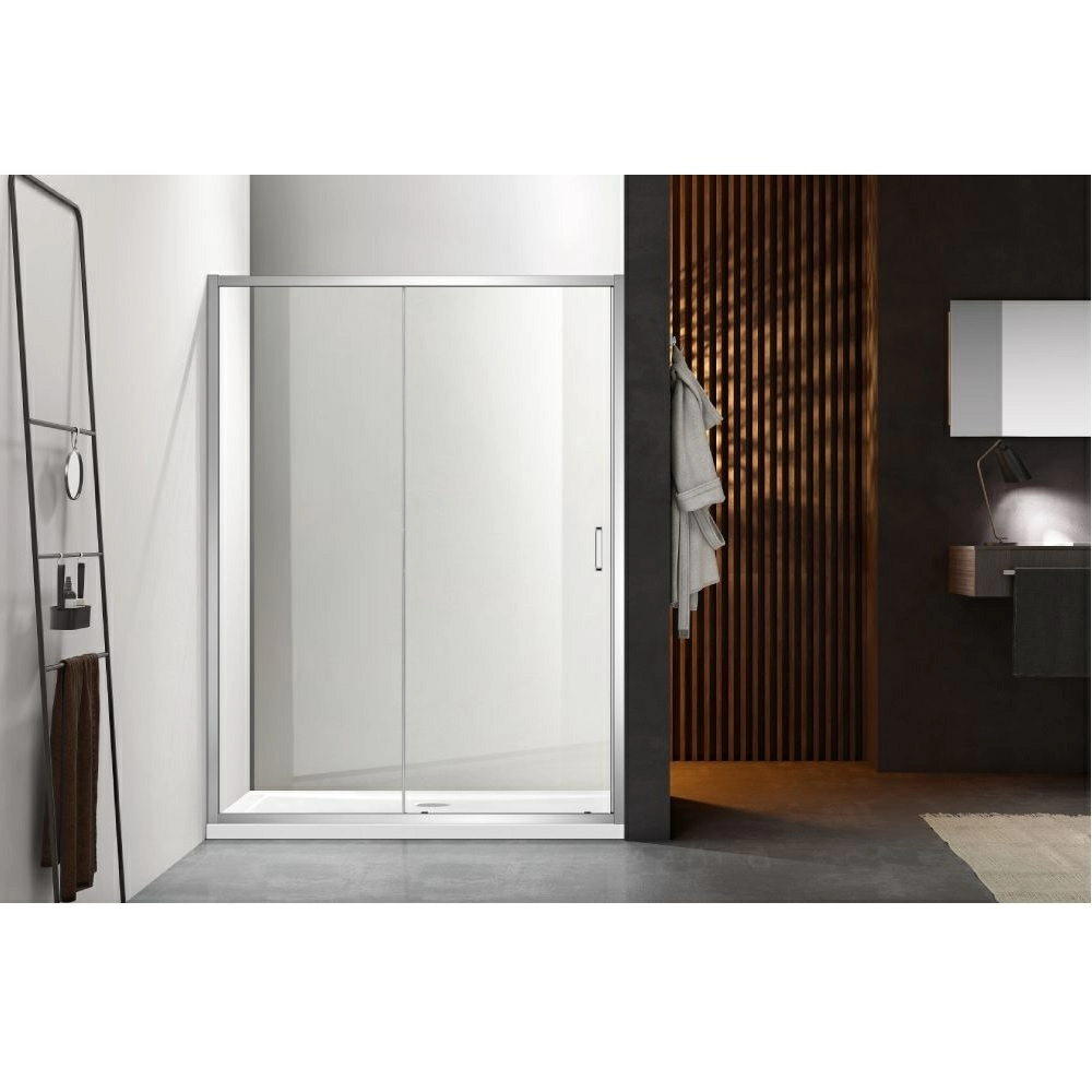 Душевая дверь Aquatek AQ ARI RA 10020CH (старый AQNAA6121-100) 100x200, раздвижная, хром