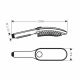 Ручной душ для собак Hansgrohe 150 3jet 26640560 с массажной струей, розовый Ручной душ для собак Hansgrohe 150 3jet 26640560 с массажной струей, розовый
