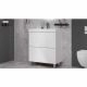 Напольная тумба 80 см Velvex EDGE tnEDG.80.2Y-21 белая с раковиной 9696-80*** Напольная тумба 80 см Velvex EDGE tnEDG.80.2Y-21 белая с раковиной 9696-80***