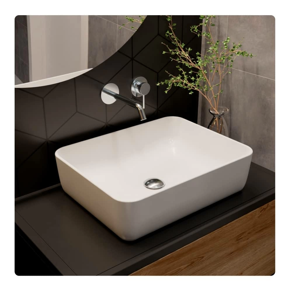 Смеситель для раковины настенный AQUAme Siena AQM6215CR скрытый монтаж, хром