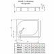Поддон акриловый DELOS D 900x750x140x10 4D97514-03L + панель Поддон акриловый DELOS D 900x750x140x10 4D97514-03L + панель