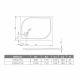 Поддон акриловый DELOS D 900x750x45 4D97545-03 Поддон акриловый DELOS D 900x750x45 4D97545-03