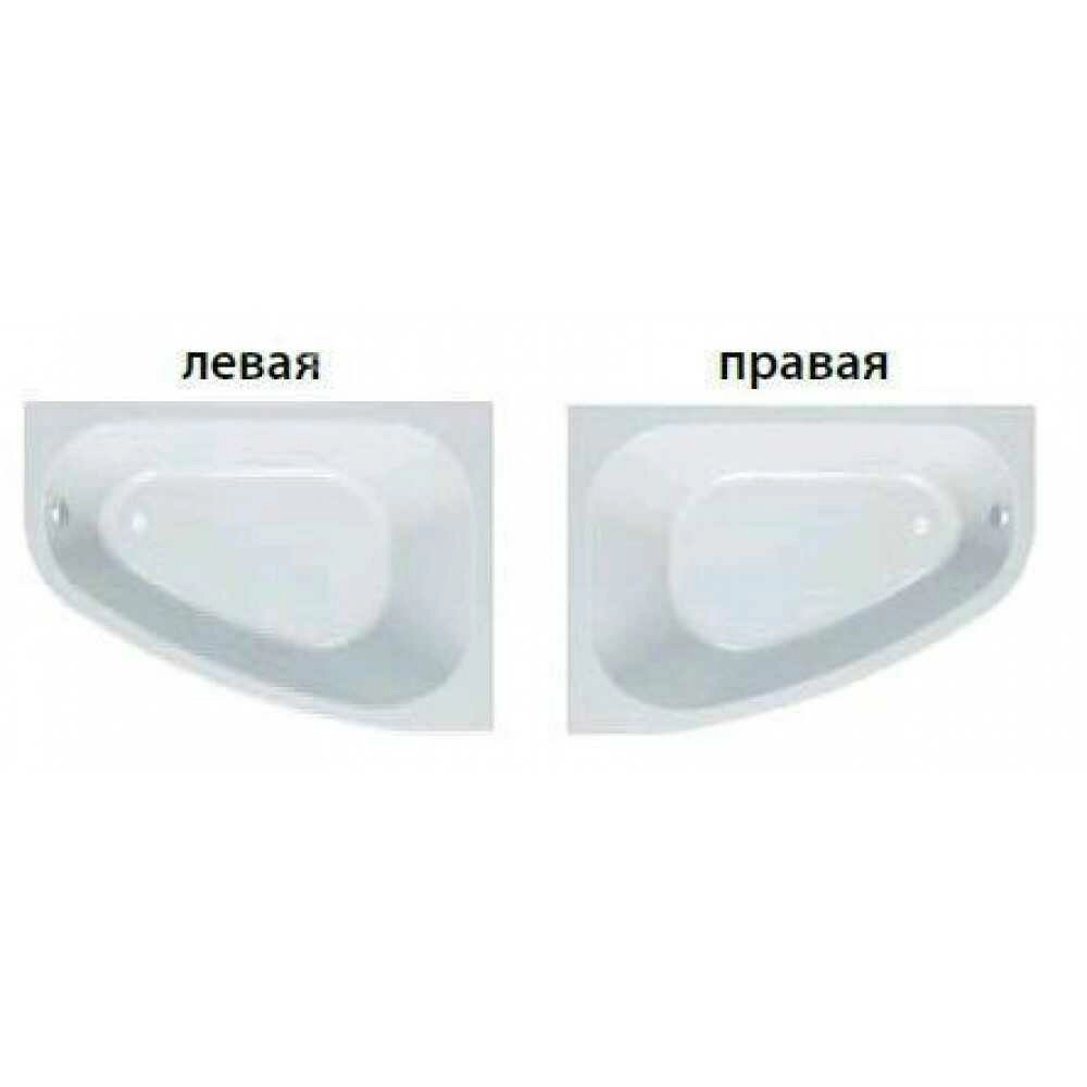 Ванна акриловая CHAD 170x120 + экран (левая)