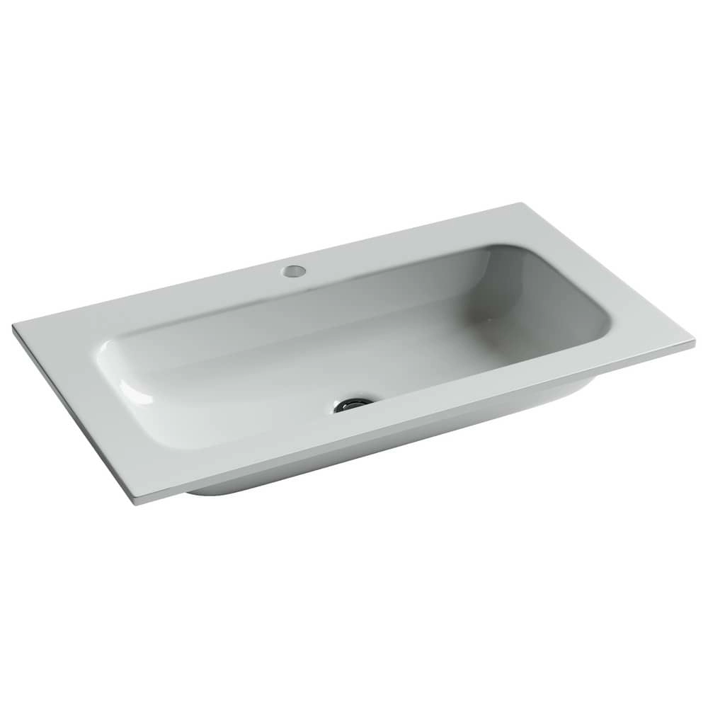 Тумба подвесная 79 см Sancos Snob R Bianco SNR80W + раковина с глубокой чашей Grace CN7012, белый Тумба подвесная 79 см Sancos Snob R Bianco SNR80W + раковина с глубокой чашей Grace CN7012, белый