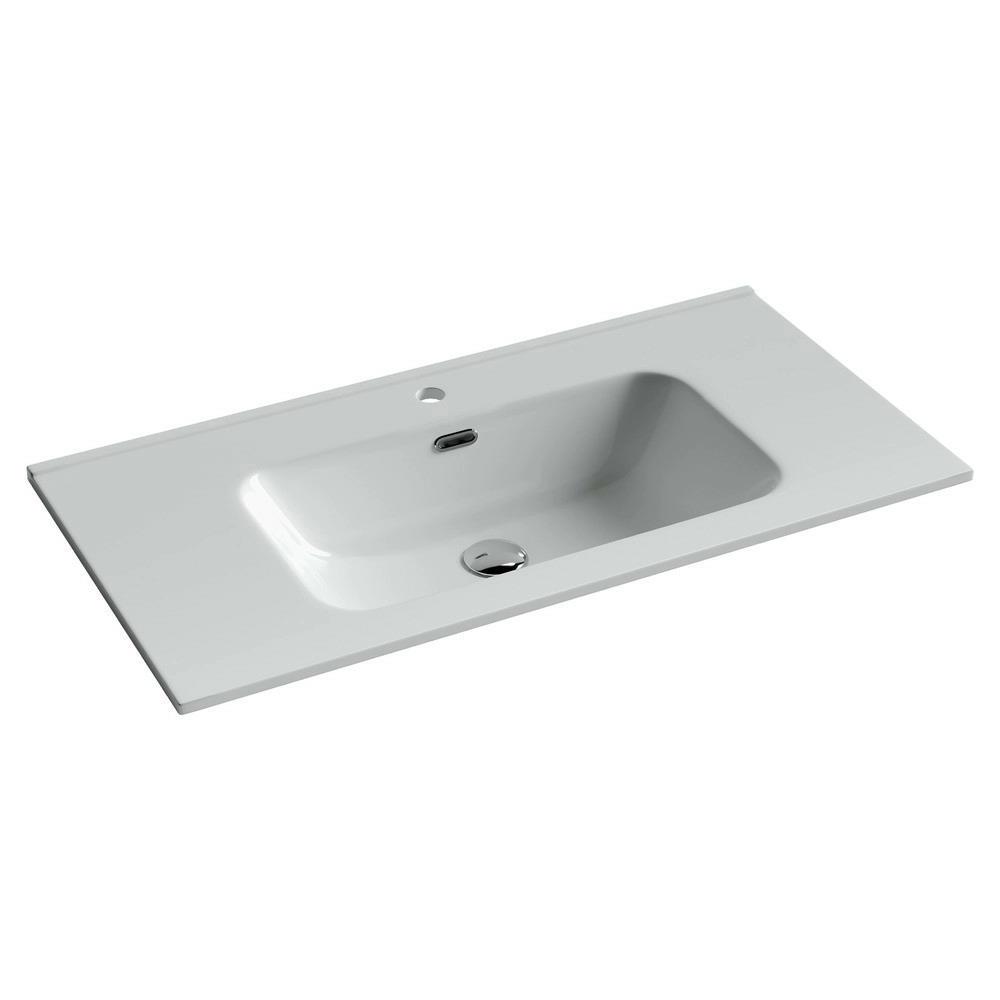 Тумба подвесная 89 см Sancos Snob R Bianco SNR90W + раковина Element CN7002, белый Тумба подвесная 89 см Sancos Snob R Bianco SNR90W + раковина Element CN7002, белый