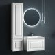 Тумба подвесная 59 см Sancos Very Bianco VR60W белый + раковина накладная Grace CN7011 Тумба подвесная 59 см Sancos Very Bianco VR60W белый + раковина накладная Grace CN7011