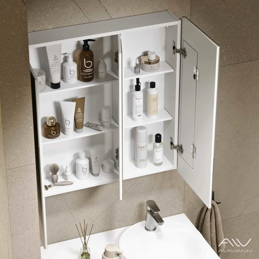 Зеркальный шкаф-трюмо Alavann Cosmetic 80 ALV0727001 с приближением