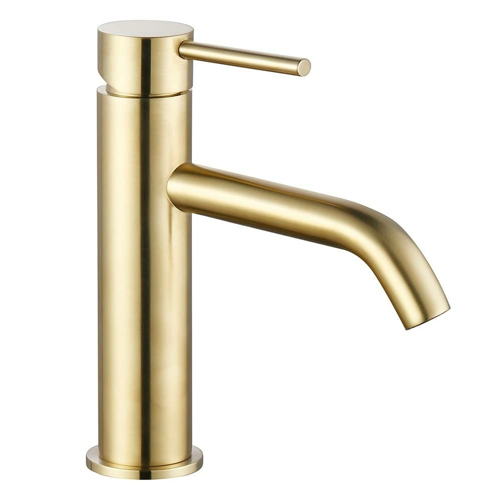 Смеситель для раковины AQUAme Siena AQM6210BG, шлифованное золото Смеситель для раковины AQUAme Siena AQM6210BG, шлифованное золото